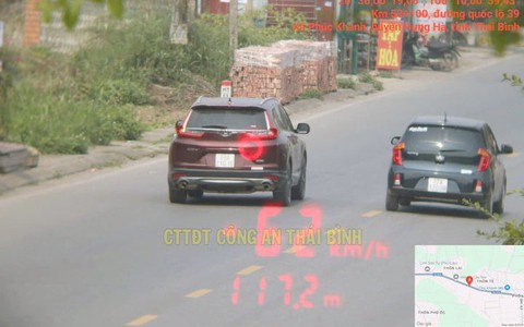 79 lỗi chạy quá tốc độ, 77 chủ xe nộp phạt nguội theo Nghị định 168 - Ảnh 2.