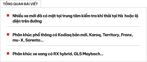 Loạt xe mới đã về Việt Nam, chực chờ ra mắt: Phần lớn là SUV, có mẫu lần đầu xuất hiện, nhiều lựa chọn giá 1 tỷ đồng trở xuống - Ảnh 1.