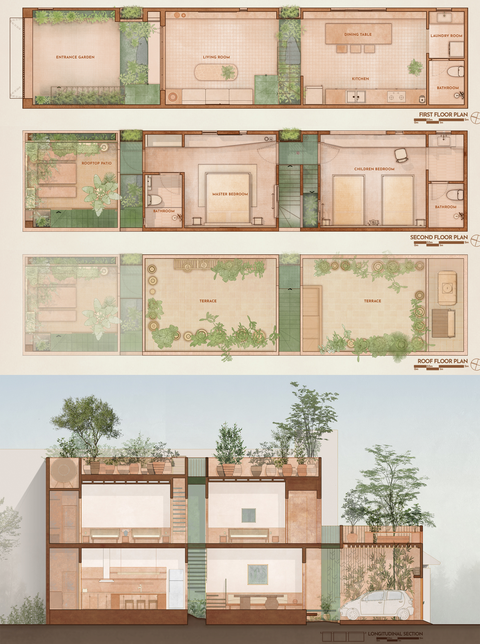 Khám phá Earthenware House 70m2 với sân vườn BBQ tại tỉnh Bình Dương giàu có - Ảnh 2. Khám phá Earthenware House 70m2 với sân vườn BBQ tại tỉnh Bình Dương giàu có - Ảnh 2.