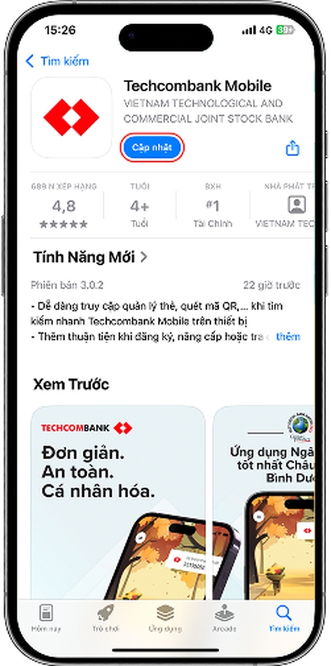 Khách hàng Techcombank chú ý, các thiết bị này không thể truy cập ứng dụng ngân hàng từ ngày 11/5- Ảnh 3. Khách hàng Techcombank chú ý, các thiết bị này không thể truy cập ứng dụng ngân hàng từ ngày 11/5- Ảnh 3.