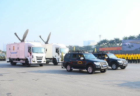 Đặc công Biệt động chống khủng bố, tổ chống UAV và nhiều lực lượng sẵn sàng vào vị trí bảo vệ Đại hội XIV - Ảnh 10.