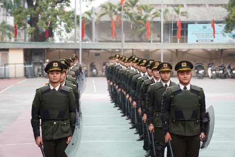 Đặc công Biệt động chống khủng bố, tổ chống UAV và nhiều lực lượng sẵn sàng vào vị trí bảo vệ Đại hội XIV - Ảnh 12.