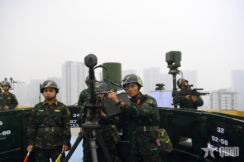 Đặc công Biệt động chống khủng bố, tổ chống UAV và nhiều lực lượng sẵn sàng vào vị trí bảo vệ Đại hội XIV - Ảnh 5.