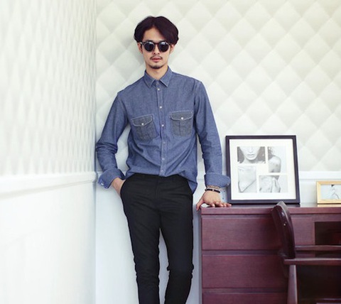 Lịch lãm cùng sơ mi denim 3 Lịch lãm cùng sơ mi denim 3