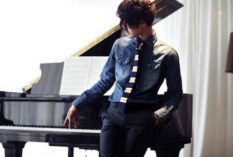 Lịch lãm cùng sơ mi denim 4 Lịch lãm cùng sơ mi denim 4