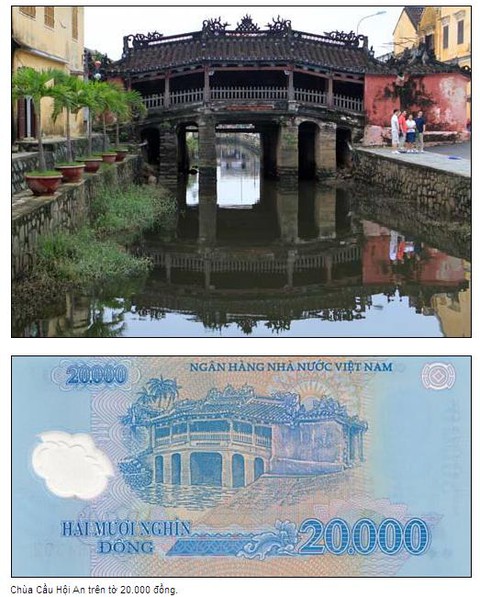 Các địa danh trên tiền Việt Nam