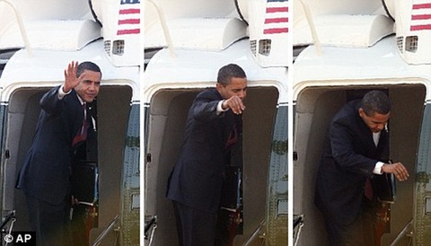 Cách ông Obama xử lý những tình huống trớ trêu trước đám đông sẽ khiến bạn bật cười - Ảnh 3. Cách ông Obama xử lý những tình huống trớ trêu trước đám đông sẽ khiến bạn bật cười - Ảnh 3.