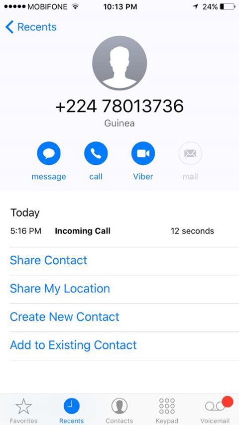 Cuộc gọi lừa đảo từ Guinea dồn dập tấn công khách hàng MobiFone - Ảnh 1. Cuộc gọi lừa đảo từ Guinea dồn dập tấn công khách hàng MobiFone - Ảnh 1.