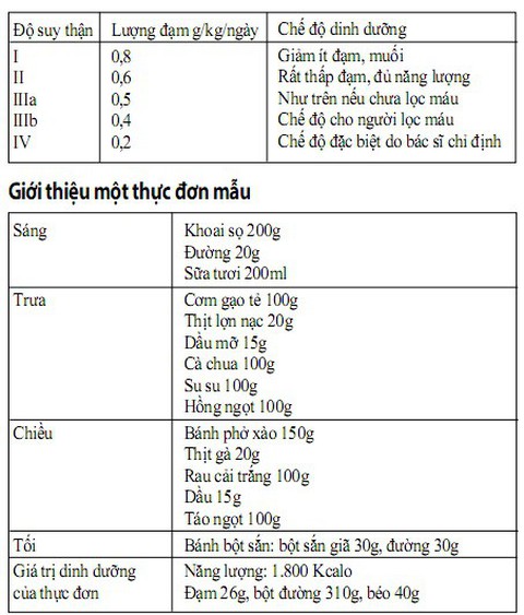 Thực Đơn Cho Người Suy Thận Độ 2: Bí Quyết Ăn Uống Lành Mạnh Và Hiệu Quả