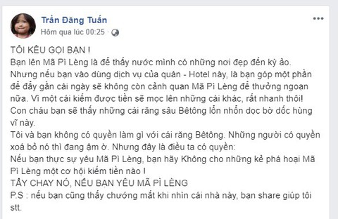 Những tranh luận ngày càng nóng xung quanh việc khách sạn 7 tầng mọc trên đèo Mã Pì Lèng - Ảnh 2. Những tranh luận ngày càng nóng xung quanh việc khách sạn 7 tầng mọc trên đèo Mã Pì Lèng - Ảnh 2.