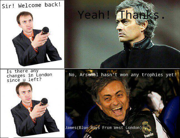 
	Mourinho troll Arsenal