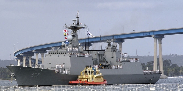 Tàu của lực lượng Hải quân Hàn Quốc