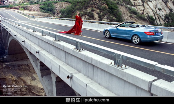 mercedes-benz-E350-奔驰-时尚大片-汽车摄影