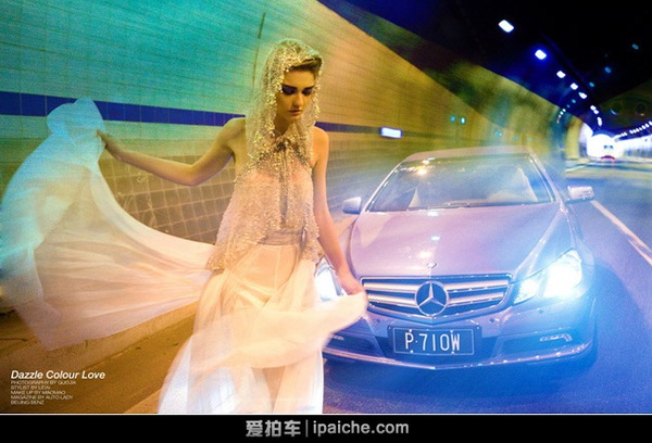 mercedes-benz-E350-奔驰-时尚大片-汽车摄影