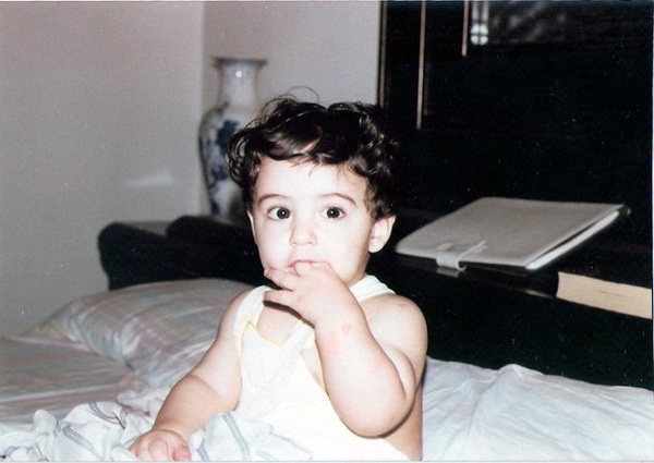
	Bức ảnh hồi 2 tuổi đáng yêu của Omar Borkan Al Gala (Ảnh chụp từ facebook Omar Borkan Al Gala)