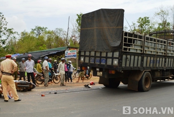 Hiện trường vụ tai nạn