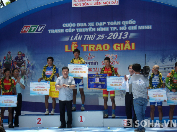 Tay đua Trần Thanh Điền của BVTV Sài Gòn giành áo vàng chung cuộc