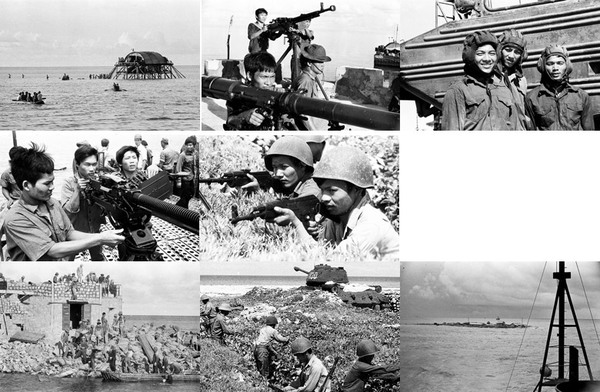 
Các hình ảnh và tư liệu được trích từ website của nhà báo Nguyễn Viết Thái - phóng viên mảng quân đội của báo Phú Khánh (cũ). Ít ngày sau biến cố Gạc Ma, vào tháng 5/1988, ông đã có chuyến đi 20 ngày cùng lãnh đạo quân đội đến các điểm đảo trọng yếu do Việt Nam đóng giữ tại quần đảo Trường Sa.
