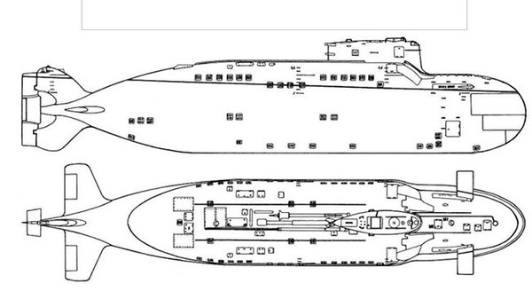 Mô hình của tàu ngầm siêu nhỏ Piranha