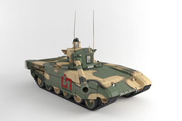 Theo quan sát mô hình siêu tăng Armata ở dạng đồ họa 3D, xe có cấu trúc bệ mang khung gầm không khác nhiều so với xe tăng nâng cấp T-90MS.