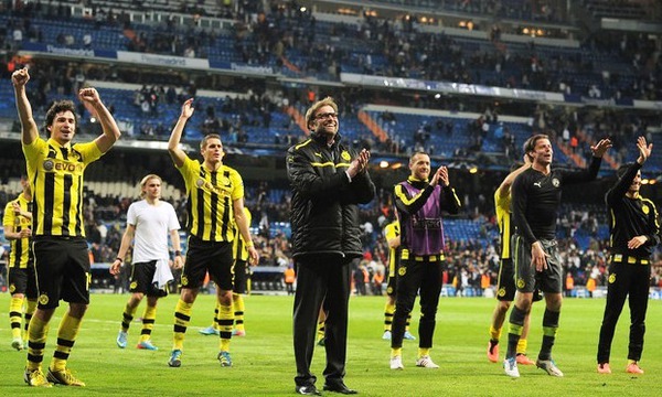
	Dưới thời HLV Klopp, Dortmund đã nhiều lần đả bại Bayern Munich để giành lấy vinh quang cuối cùng