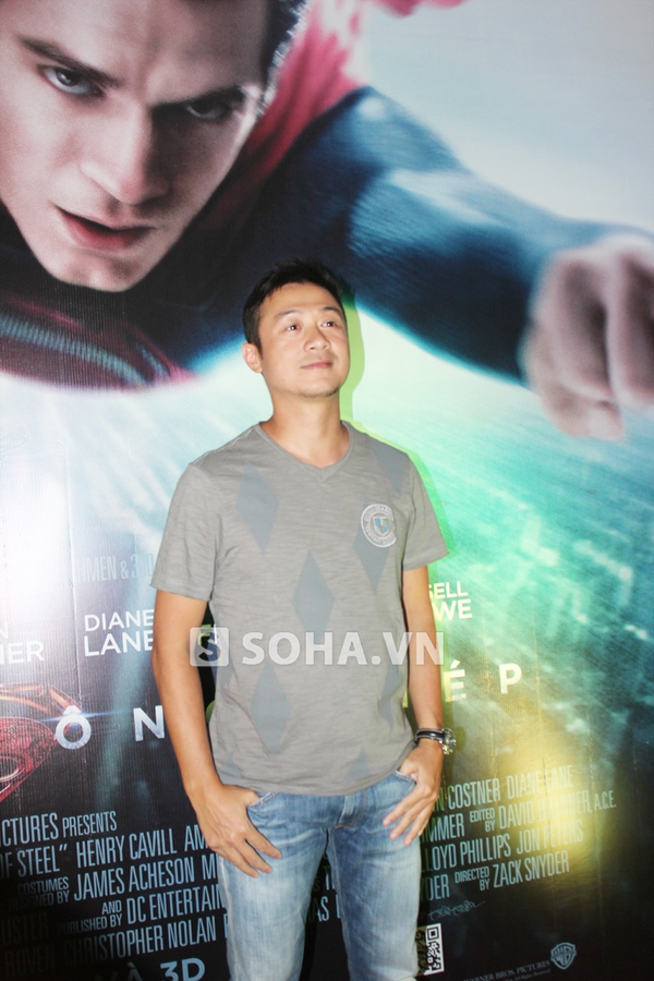 
	MC Anh Tuấn cũng háo hức với phiên bản mới của Superman.