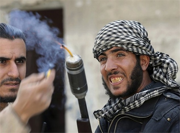 Súng gắn lựu đạn tự chế của phe nổi dậy Syria