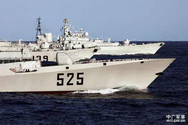 5 chiến hạm hạm đội Đông Hải, Trung Quốc kết thúc 14 ngày diễn tập ngoài Thái Bình Dương 