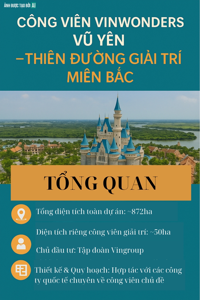 Công viên của Vingroup đón khách cuối tháng 6: Cách Hà Nội 120km, được giới thiệu “khủng nhất miền Bắc” - Ảnh 1.