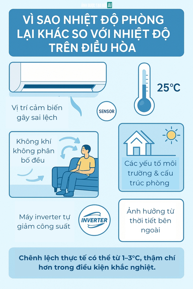 Bật điều hòa 25 độ thì nhiệt độ phòng có được mát đúng 25 độ? Người dùng chứng minh bằng 1 thứ - Ảnh 4.