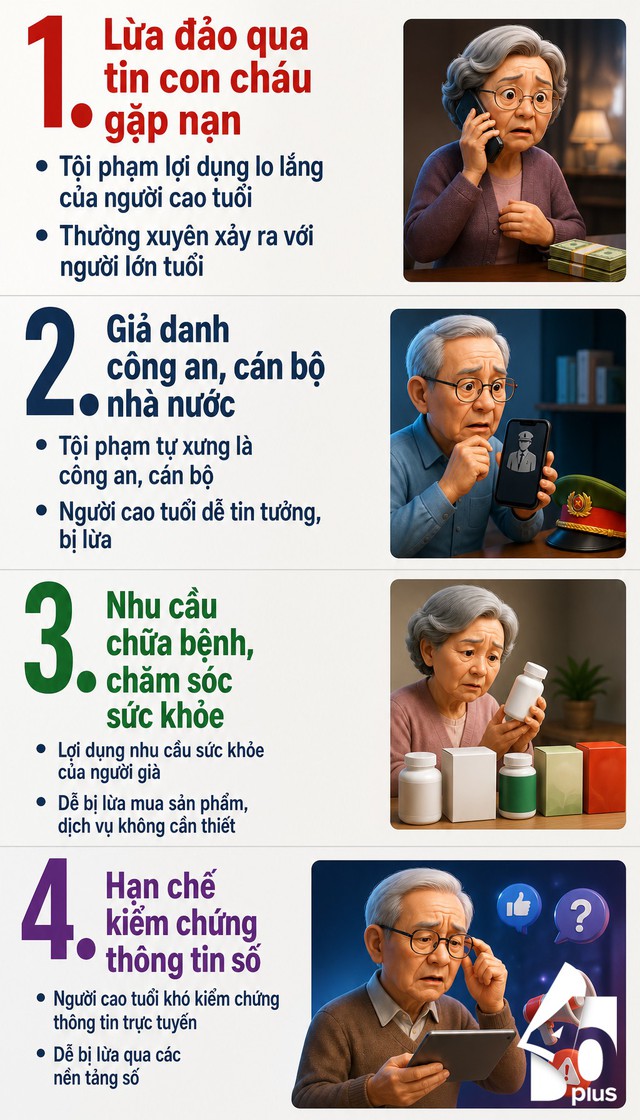Hơn 15 triệu người cao tuổi chú ý các kiểu lừa đảo thường gặp - Phó Thủ tướng cũng vừa ra chỉ đạo - Ảnh 2.