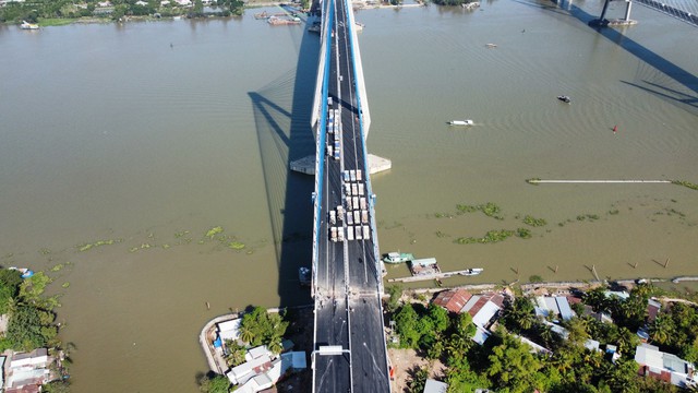 Từ mai, cầu dây văng đầu tiên do kỹ sư Việt Nam thiết kế, Thủ tướng 5 lần đến thị sát được lưu thông- Ảnh 3.