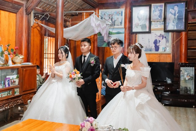 Đám cưới có 1-0-2 ở Phú Thọ: Hai anh em ruột cưới cùng một ngày, phụ huynh ban đầu e ngại, sau lại đồng ý- Ảnh 9.