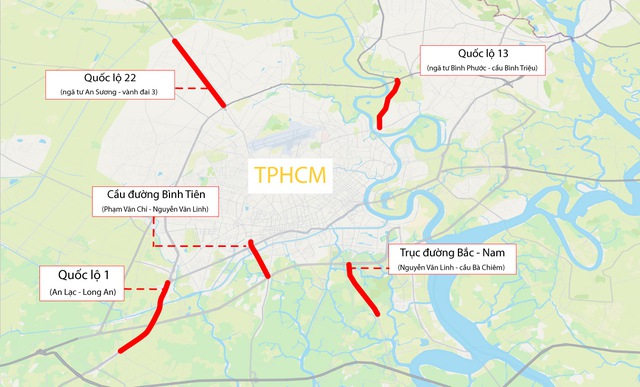 Rót 44.000 tỷ vào 5 dự án giao thông 'khủng': Cú đột phá của siêu đô thị gần 10 triệu dân- Ảnh 2.