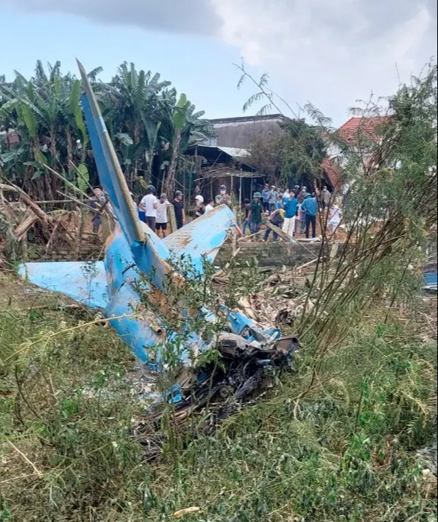 Máy bay quân sự Su 22 rơi ở Quảng Nam- Ảnh 1.