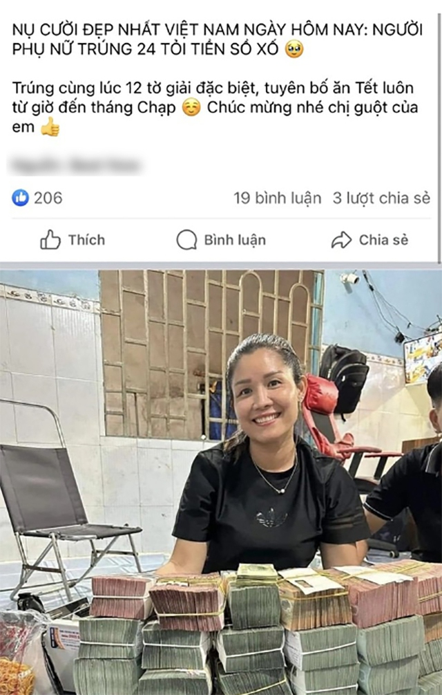 Người phụ nữ bị đồn 2 lần tr&uacute;ng độc đắc 28 tỷ trong năm 2024: sự thật bất ngờ - Ảnh 1.