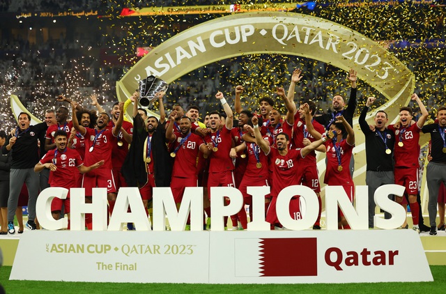 Vô địch Asian Cup theo cách hiếm có khó gặp, chủ nhà Qatar nhận 