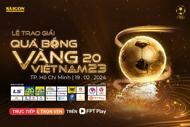 FPT Play phát trực tiếp Gala Quả bóng vàng Việt Nam 2023- Ảnh 1.