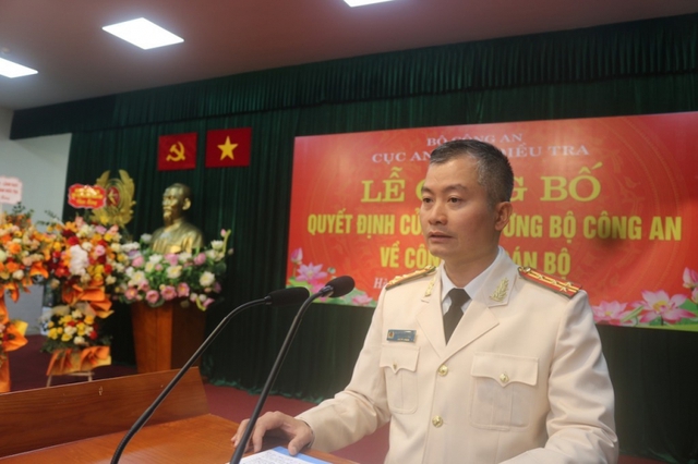 Đại tá Nguyễn Tuấn Hưng được bổ nhiệm làm Phó Cục trưởng Cục An ninh điều tra- Ảnh 1.