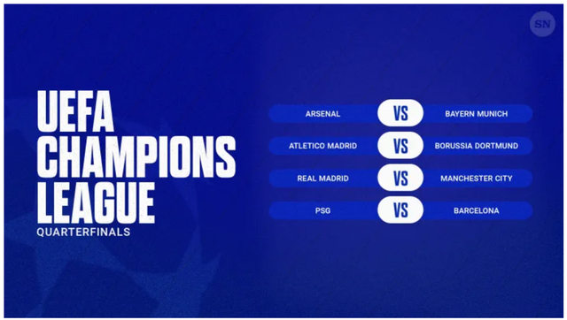 Tứ kết Champions League 2023/24: Hai trận kinh điển, Real - Man City - PSG - Barca gặp khó!- Ảnh 1.