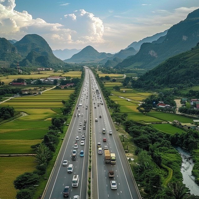 Cao tốc gần 10.000 tỷ đồng sẽ có 3 hầm xuyên núi, cầu dây văng nhịp chính dài nhất Việt Nam- Ảnh 1.