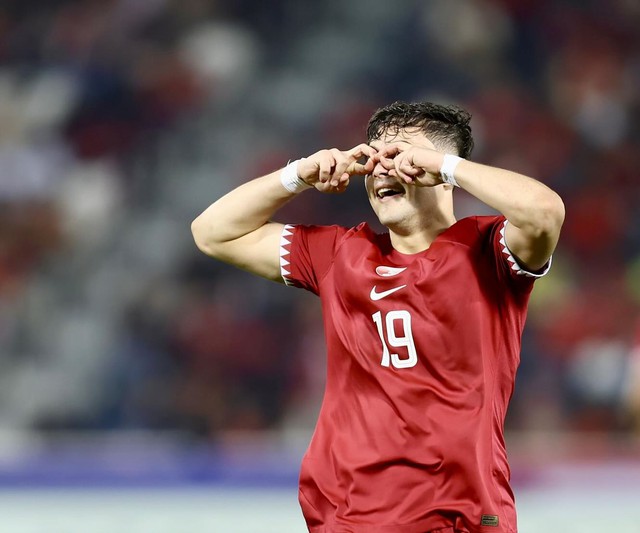 HẾT GIỜ U23 Indonesia 0-2 U23 Qatar: Mất 2 người vì thẻ đỏ, Indonesia 