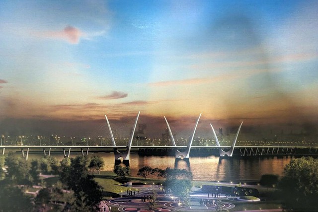 Hà Nội sắp có “siêu cầu” hơn 8.000 tỷ bắc qua sông Hồng, với 8 làn xe, nối Bắc Từ Liêm với huyện Đông Anh- Ảnh 3.
