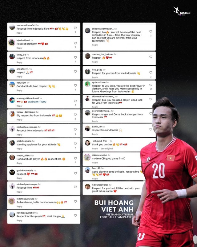 Ngôi sao ĐT Việt Nam bất ngờ được fans Indonesia khen tới tấp vì loạt hành động đẹp- Ảnh 2.