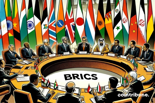 Hiện nay có nhiều quốc gia đang xếp hàng chờ được gia nhập BRICS. Ảnh: Cointribune