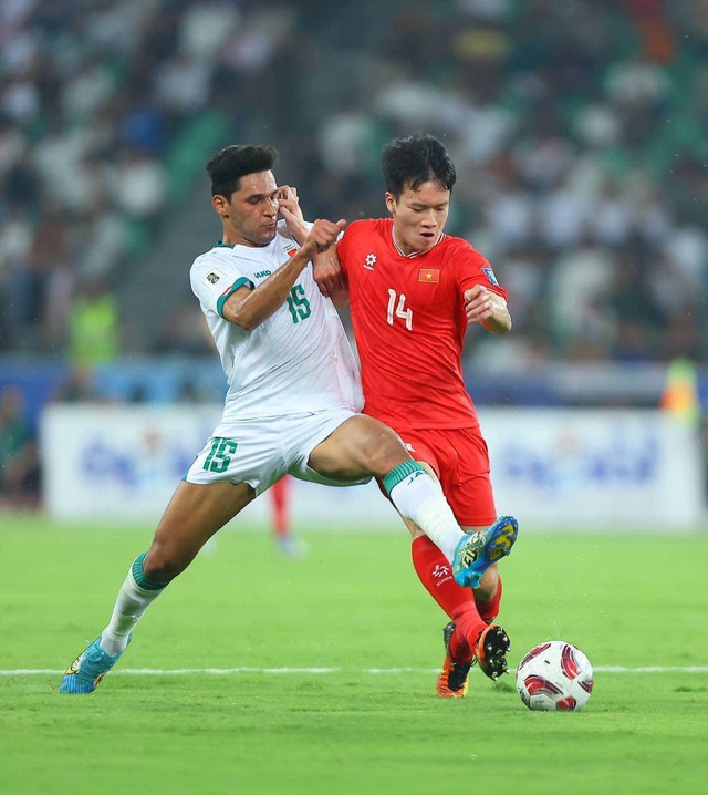 Bất lực trước loạt siêu phẩm, Nguyễn Filip cùng đồng đội nhận trận thua đậm trước Iraq- Ảnh 2.