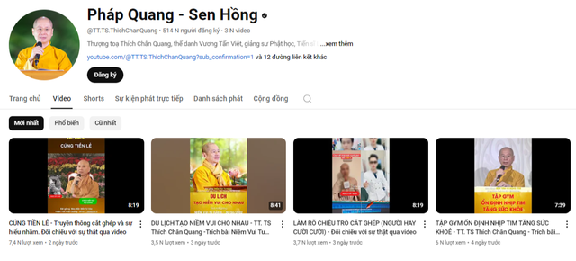 Bị cấm thuyết giảng 2 năm, Thượng tọa Thích Chân Quang gỡ video, sẽ đóng kênh Youtube- Ảnh 1.