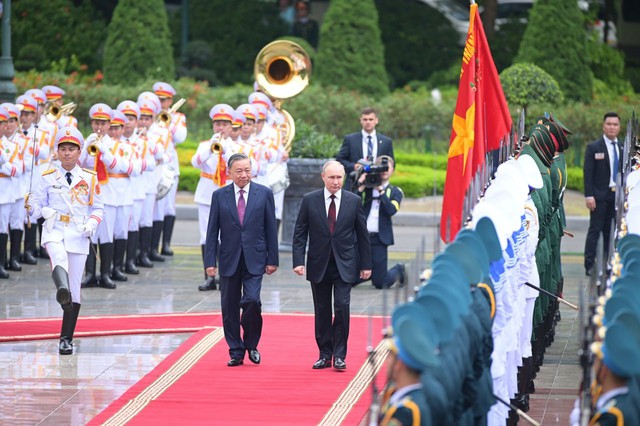 Toàn cảnh chuyến thăm cấp nhà nước của Tổng thống Putin đến Việt Nam- Ảnh 28.