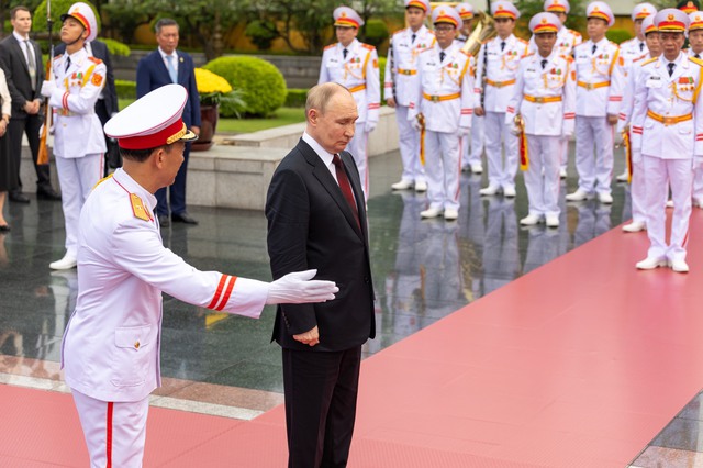 Toàn cảnh chuyến thăm cấp nhà nước của Tổng thống Putin đến Việt Nam- Ảnh 14.