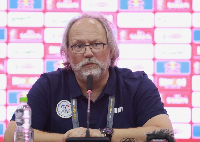 HLV Philippines: "Báo chí Indonesia hiểu sai hết rồi, tôi đâu có muốn giúp tuyển Việt Nam"- Ảnh 1. HLV Philippines: "Báo chí Indonesia hiểu sai hết rồi, tôi đâu có muốn giúp tuyển Việt Nam"- Ảnh 1.